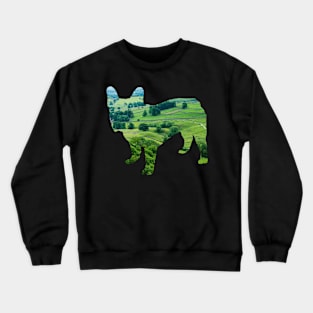 A Yorkshire French Bulldog Crewneck Sweatshirt